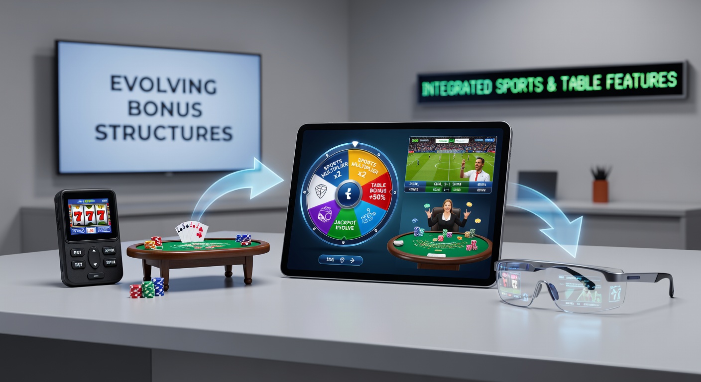 Smartphone screen displaying integrated casino table games alongside live sports betting options with bonus indicators