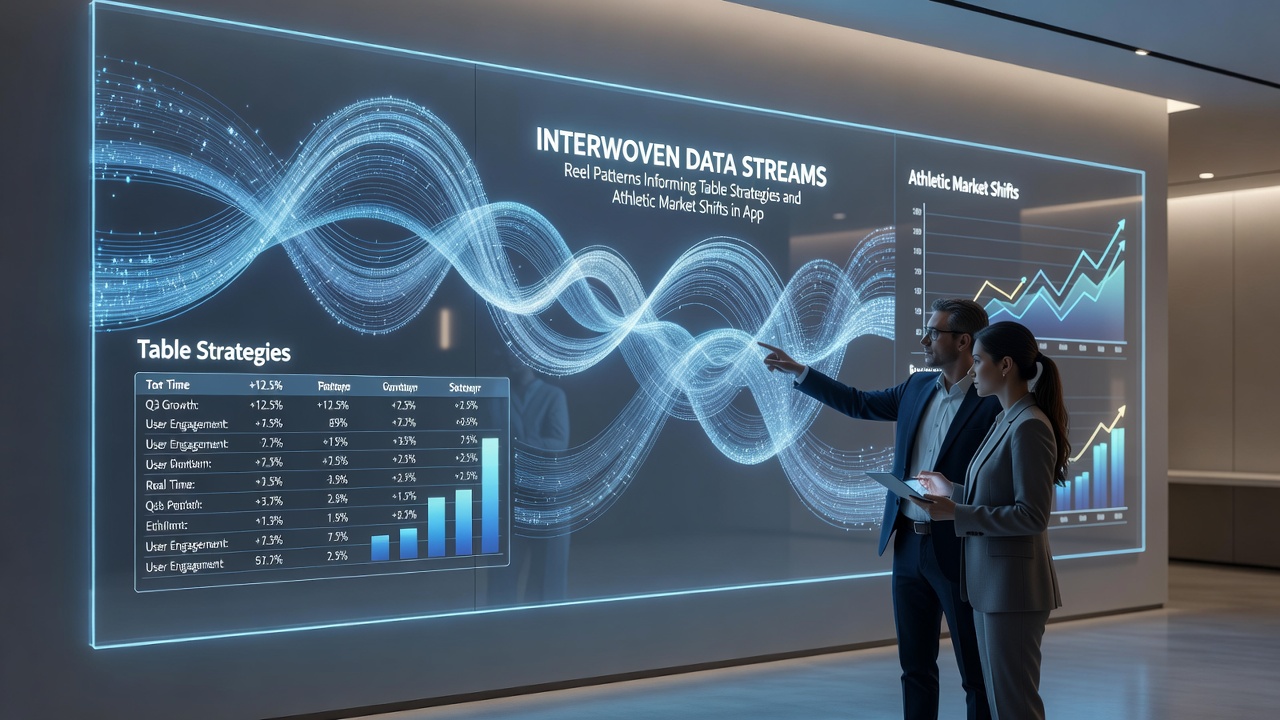 Mobile app dashboard displaying real-time data streams linking slot results to table promotions and sports odds updates