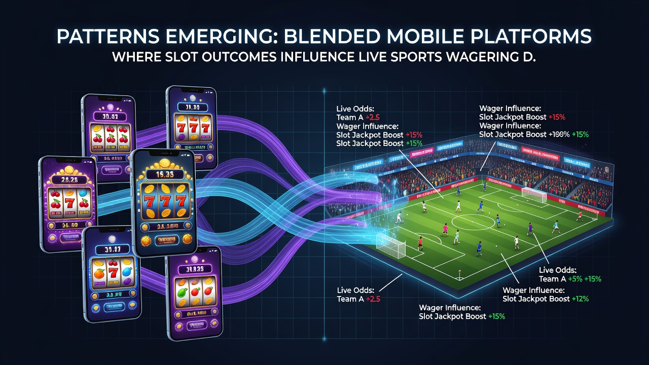 Dashboard analytics showing correlations between slot streaks, sports betting volume, and poker player behavior